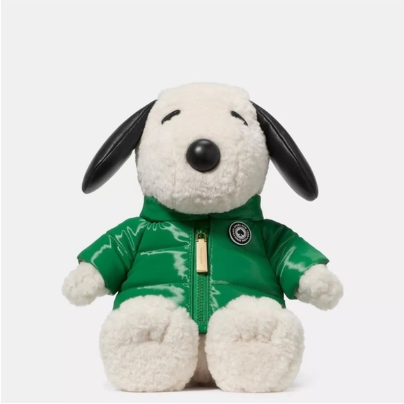 kate spade Handbags - Kate Spade Snoopy Green Plush Cross Body Bag